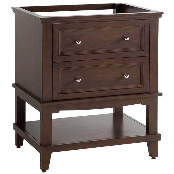 Home Decorators Collection Teasian 36 in. W x 21 in. D Bathroom Vanity Cabinet Only in Cognac