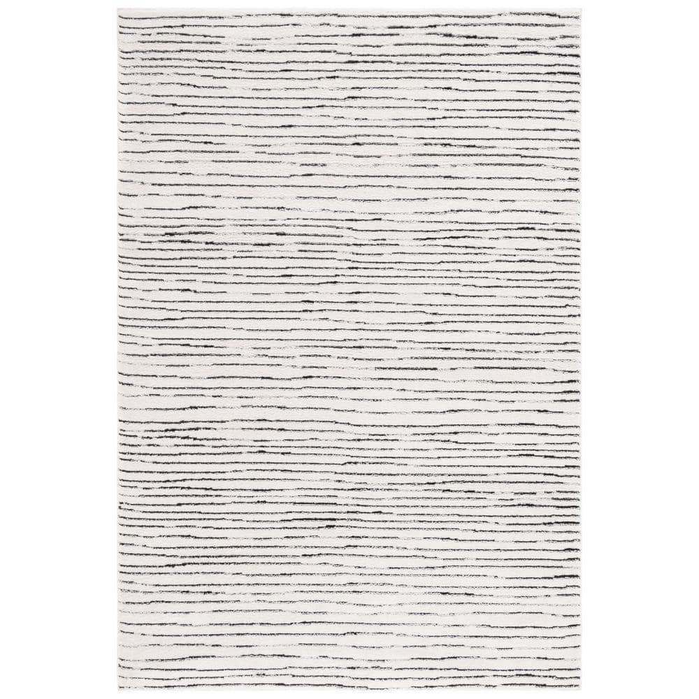 Melody 3 ft. x 5 ft. Ivory/Black Striped Area Rug price history on PriceWatchPro