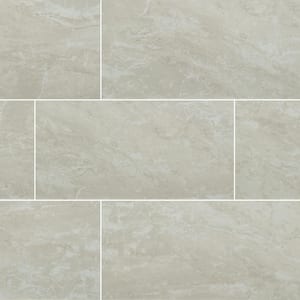 Onyx Ivory 12 in. x 24 in. Polished Porcelain Floor and Wall Tile (16 sq. ft./Case)