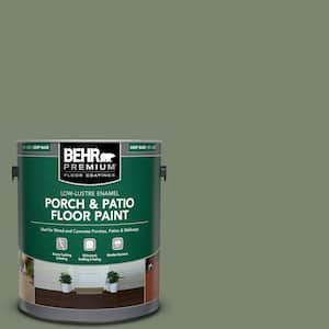 1 gal. #SC-126 Woodland Green Low-Lustre Enamel Interior/Exterior Porch and Patio Floor Paint