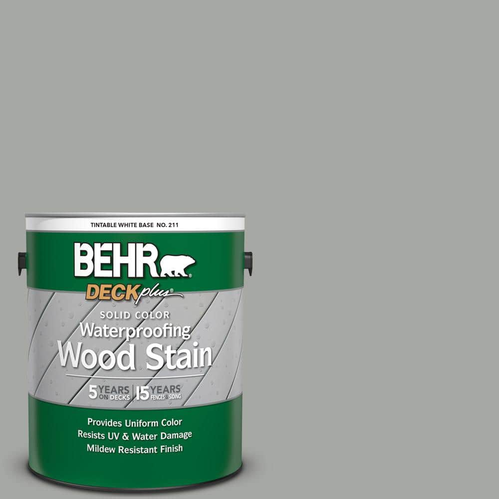 1 gal. #SC-149 Light Lead Solid Color Waterproofing Exterior Wood Stain