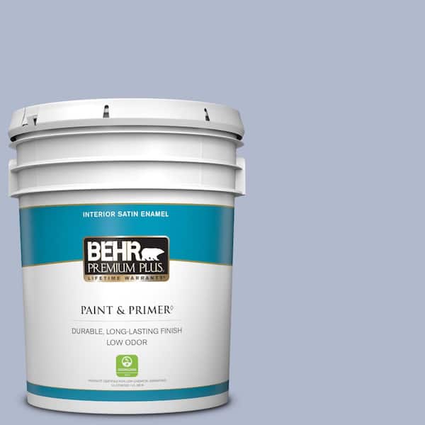 BEHR PREMIUM PLUS 5 gal. #600F-4 Heritage Satin Enamel Low Odor Interior Paint & Primer