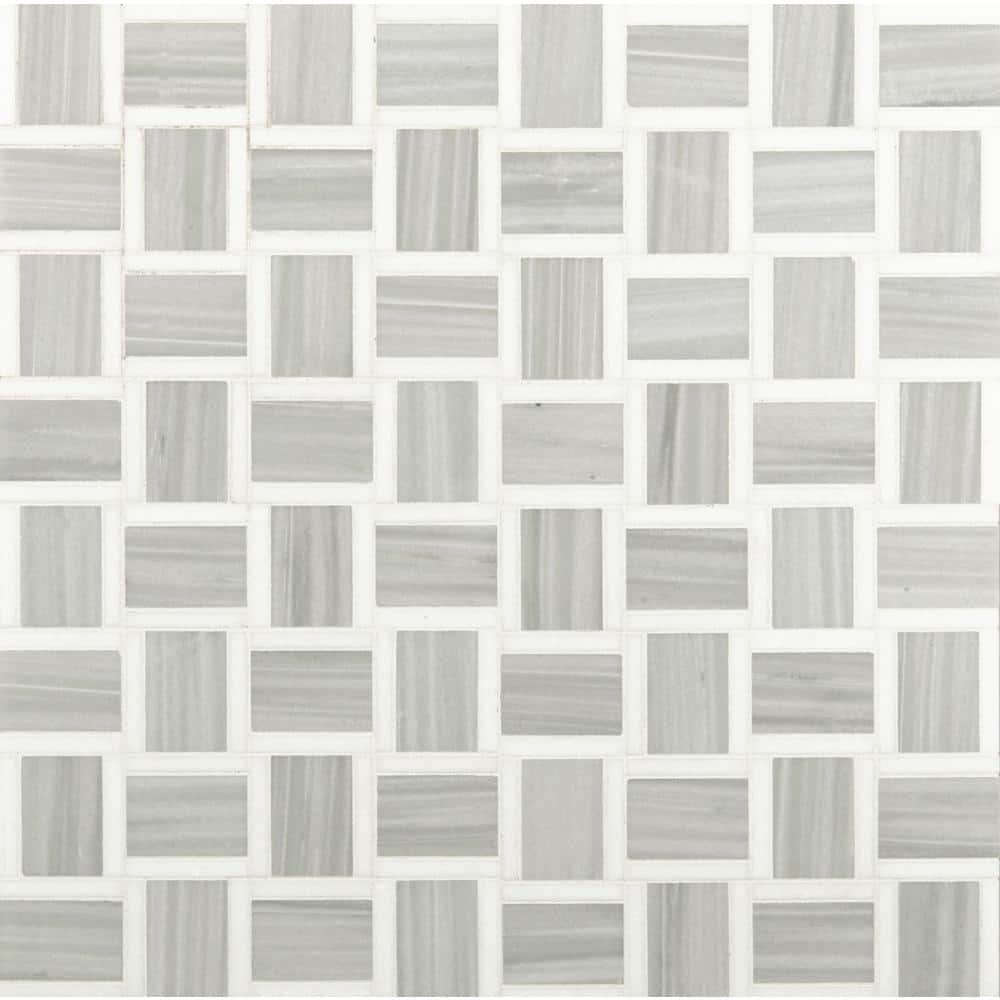 Polished Marble Mosaic Tile 10 Sq Ft, Peoria Brick And Tile