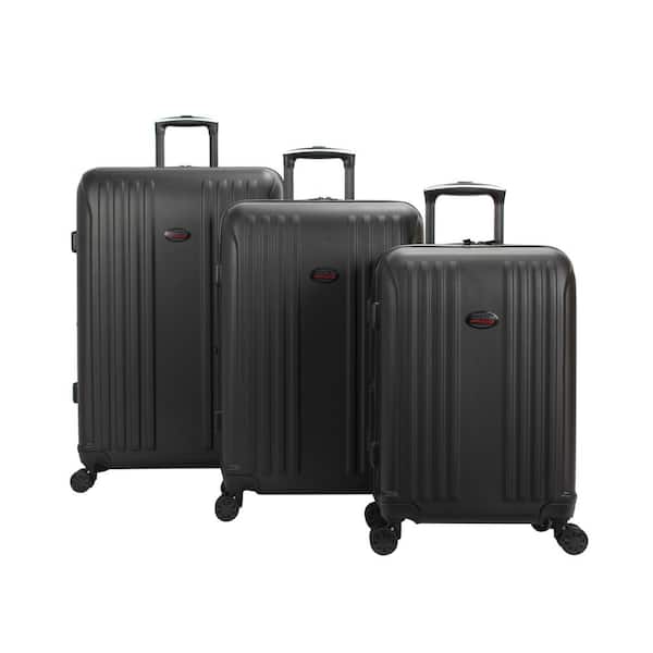 American Flyer Moraga 3-Piece Black Hard Side Spinner Luggage Set