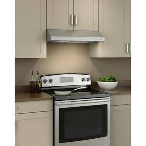 Glacier BCSD 30 in. 300 Max Blower CFM Convertible Under-Cabinet Range Hood with Easy Install System in Stainless Steel