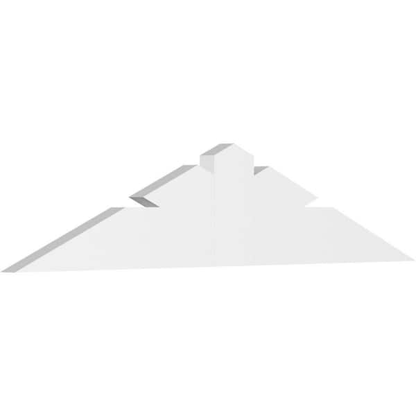 Ekena Millwork Saratoga 60 in. W x 12.5 in. H x 2 in. D Signature Polyurethane Bracket