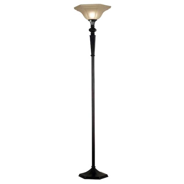 Kenroy Home Chesapeake 72 in. 1-Light Oil-Rubbed Bronze Torchiere