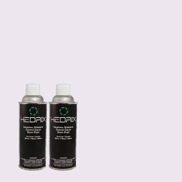 Hedrix 11 oz. Match of 640A-1 Soft Iris Flat Custom Spray Paint (2-Pack)