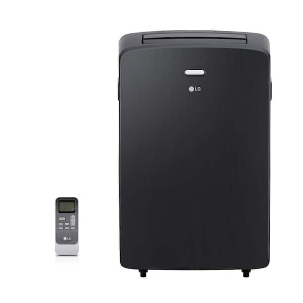 LG 7,000 BTU Portable Air Conditioner Cools 400 Sq. Ft. with Dehumidifier and LCD Remote in Gray