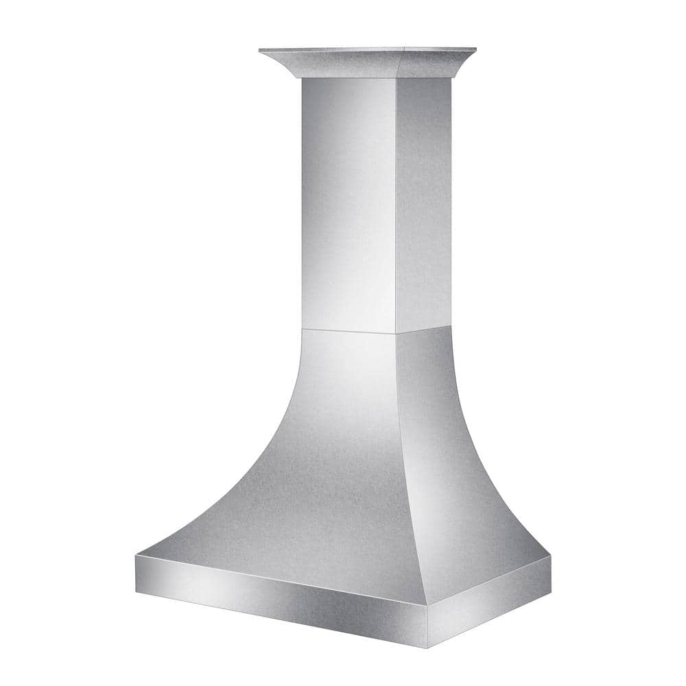 36 in. Designer Series Satin Stainless Steel Ducted Wall Range Hood