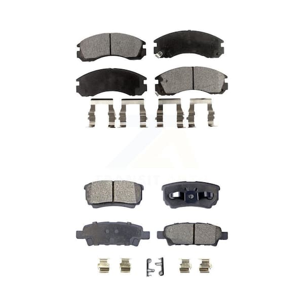 TEC Front Rear Ceramic Brake Pads Kit For 2005-2006 Mitsubishi Outlander KTC-100338