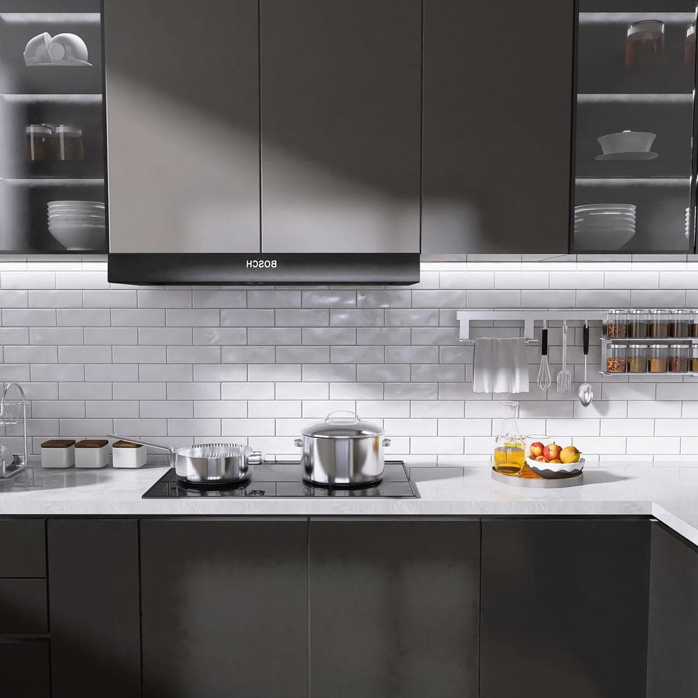 Blanco White Glossy Porcelain Subway Wall and Floor Tile