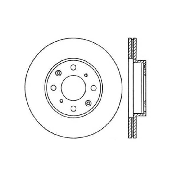 Centric Parts Disc Brake Rotor 1988 Honda CRX 1.5L
