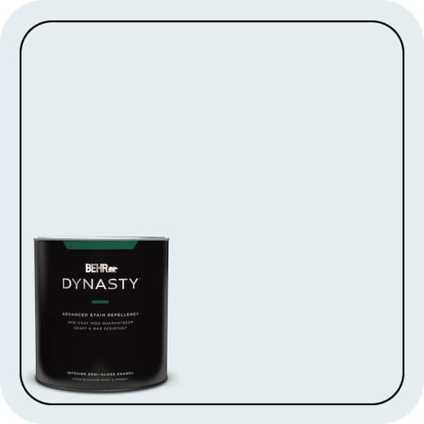 BEHR DYNASTY 1 qt. #PPL-14 Mountain Air Semi-Gloss Enamel Interior Stain-Blocking Paint & Primer