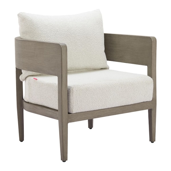 Foret Outdoor Collection Beige Olefin Armchair