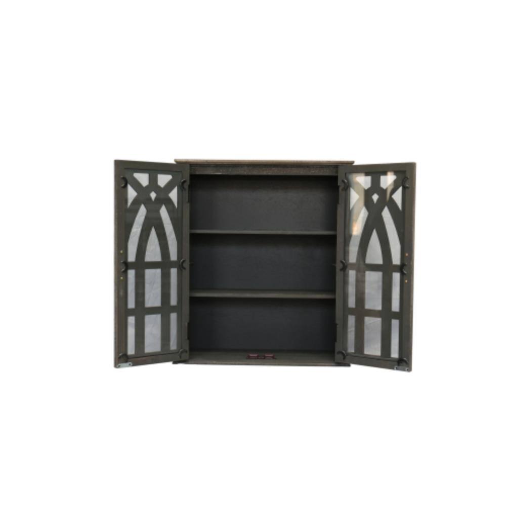 21.26 in. W x 8.46 in. D x 24.61 in. H Bathroom Black Linen Cabinet price history on PriceWatchPro