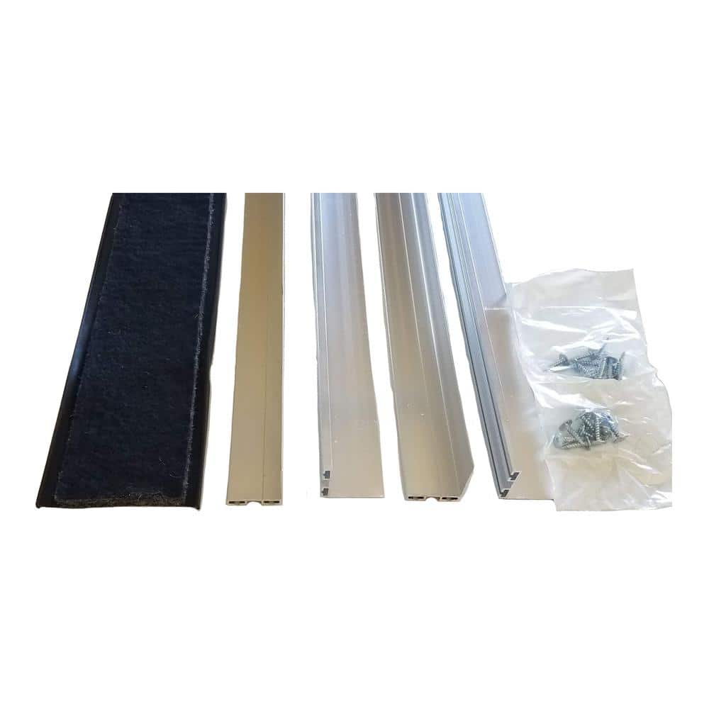 Rodent Block Garage Door Bottom Seal Kit with L-Shaped 1-3/8 in. Aluminum R