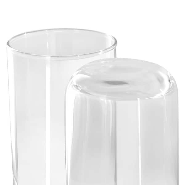 Gibson Home 144623.04 17 oz Emory Clear Glass Tumbler Set - 4 Piece