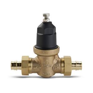 3/4 in. Lead-Free Bronze Water Pressure Reducing Valve with Double Union Male Barbed Connection Tailpiece
