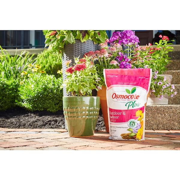  Osmocote Smart-Release Plant Food Plus Outdoor & Indoor, 8 lb.  : Fertilizers : Patio, Lawn & Garden