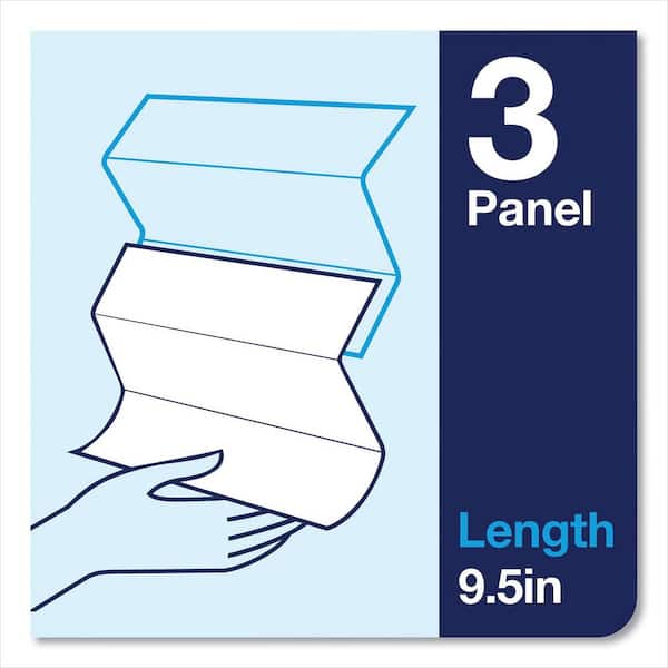 TORK 9 in. x 9.5 in. White Premium Multi-Fold 1-Ply Folded Paper