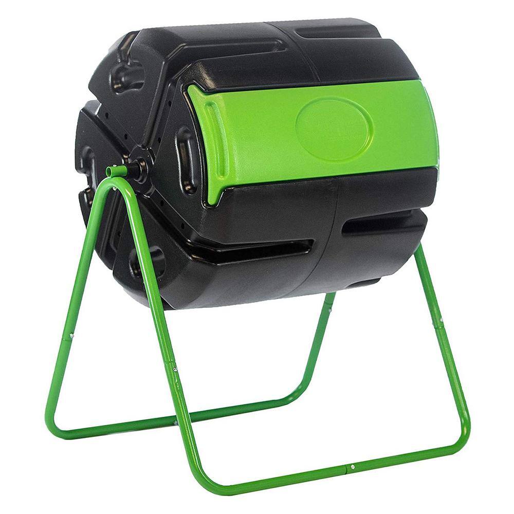 FCMP OUTDOOR HOTFROG Roto 37 Gal. Plastic Rotating Tumbling Composter