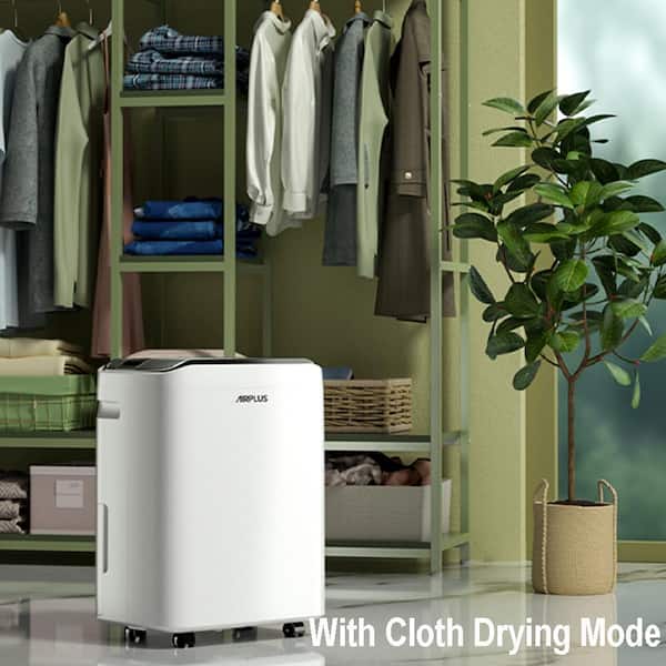 Edendirect 50 pt. 4,500 sq. ft. Dehumidifier in White with Edendirect 50 pt. 4,500 sq. ft. Dehumidifier in White with
