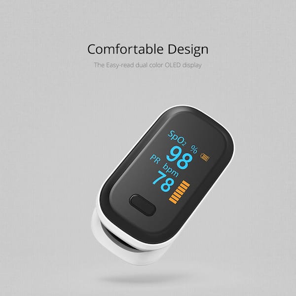 Aoibox Fingertip Pulse Blood Oxygen Saturation Monitor with OLED Display, Portable Digital (SpO2) Meter SNSA11IN005 - The Home Depot