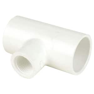 DURA 1 in. x 1 in. x 3/4 in. Schedule 40 PVC Reducing Tee-C401-131 ...