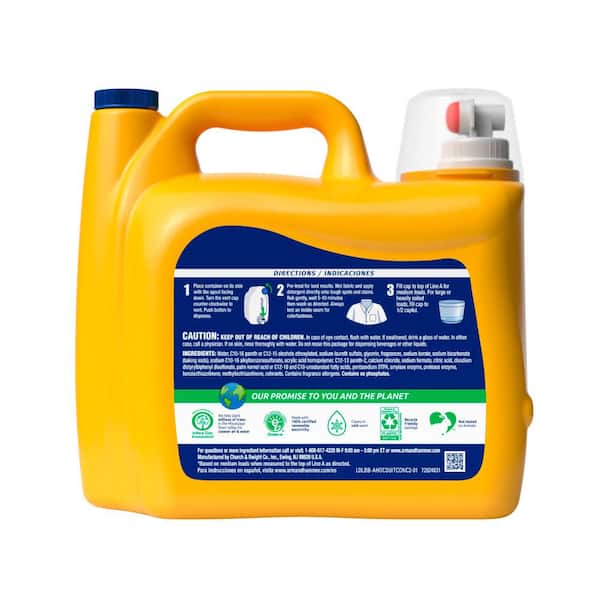 ARM & HAMMER - OxiClean Odor Blasters Fresh Burst Liquid Laundry Detergent, 128-Loads,166.5 fl.oz.