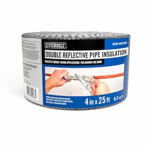 4 in. x 25 ft. Radiant Barrier Pipe Insulation
