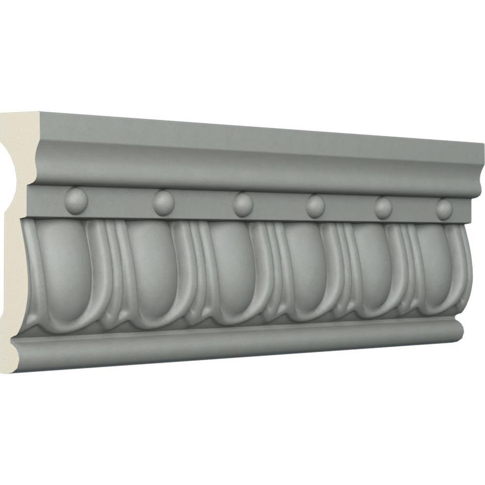 Linus Primed Polyurethane Chair Rail Moulding, 94.5" Length