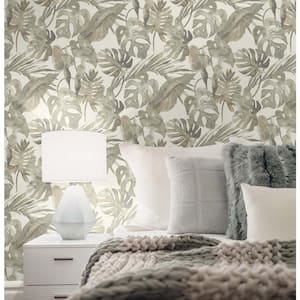 Falling Fronds Dusk Tropical Palm Vinyl Peel and Stick Wallpaper Roll ( Covers 30.75 sq. ft. )