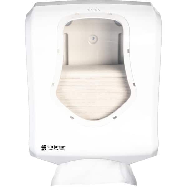San Jamar Summit Commercial Plastic Paper Towel Dispenser in White