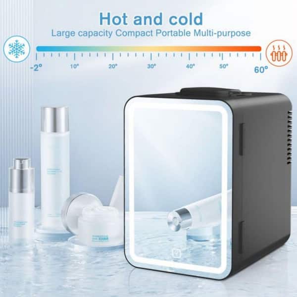 110V Portable Mini Refrigerator Electric Quick Cooling Cup, 46.4℉ Electric  Beverage Cup Cooler for Home/Office, Desktop Mini Fridge Quick Cooling Cup