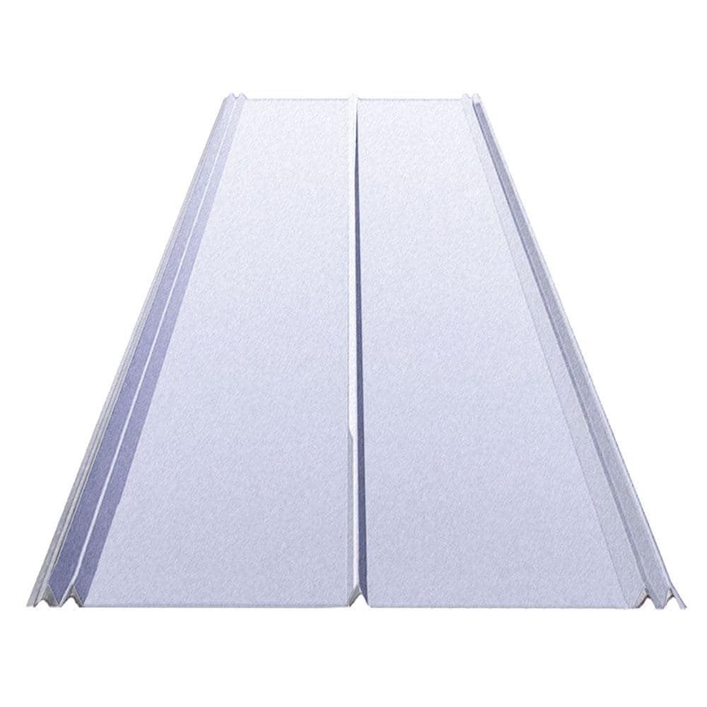 Gibraltar Building Products 10 Ft 5v Crimp Galvanized Steel 26 Gauge Roofsiding Panel In Mill 