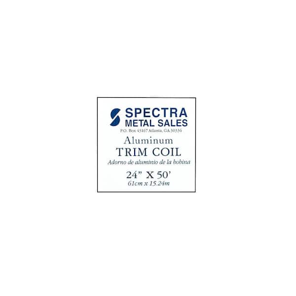 Spectra Metals 24 in. x 50 ft. Bright White Aluminum Trim Coil 280WHITEHD  The Home Depot