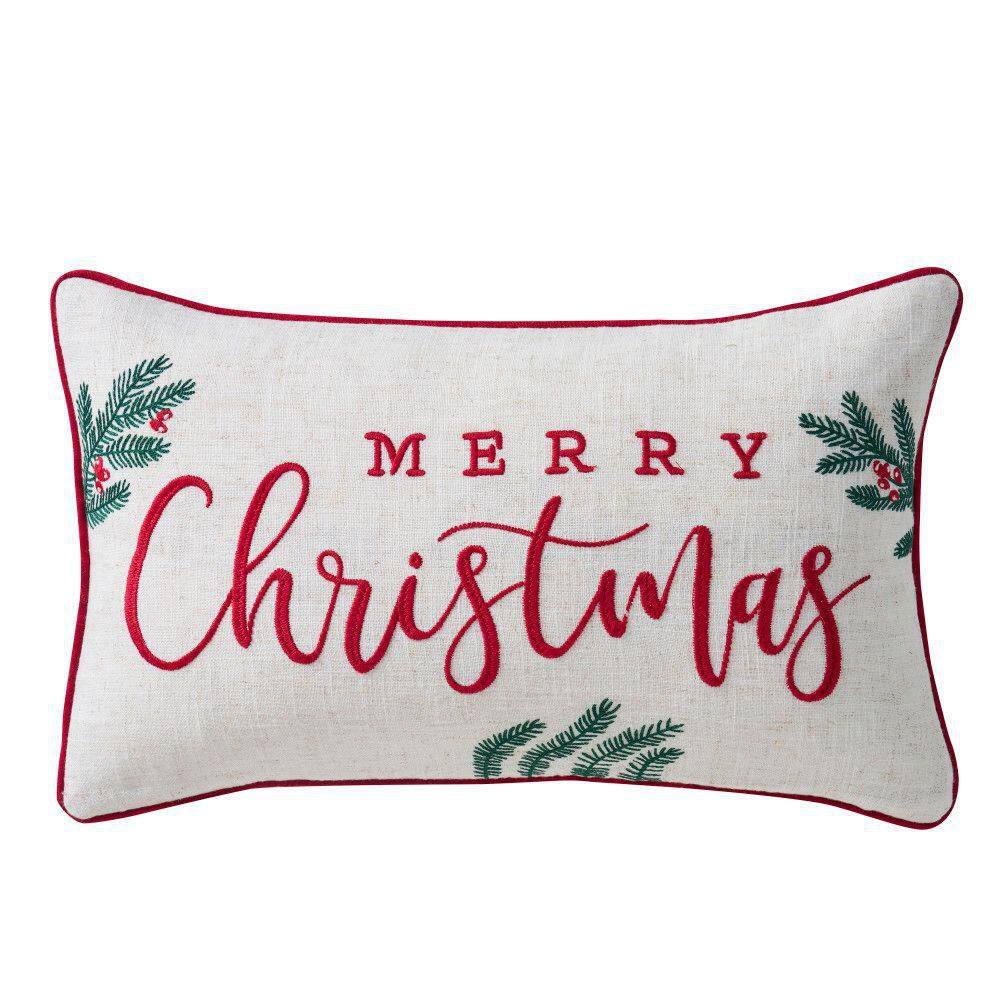 Heathered Pillow Crimson Polyester Boudoir Decorative Throw Pillow price history on PriceWatchPro