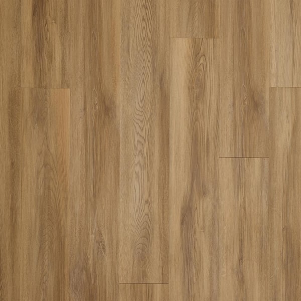 Lifeproof Tranquil Hill Oak 22 MIL x 7.4 in. W x 47.8 in. L Waterproof Click Lock Luxury Vinyl Plank Flooring (19.8 sq. ft/case)