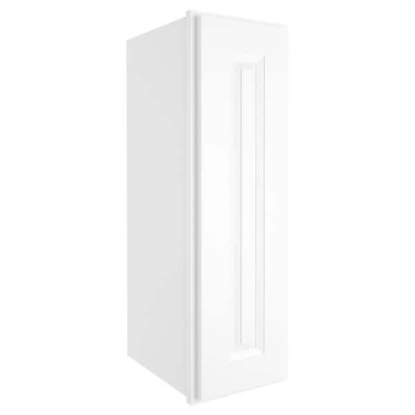 Homeibro 9 In W X 12 In D X 30 In H In Traditional White Plywood Ready To Assemble Wall Kitchen 9133