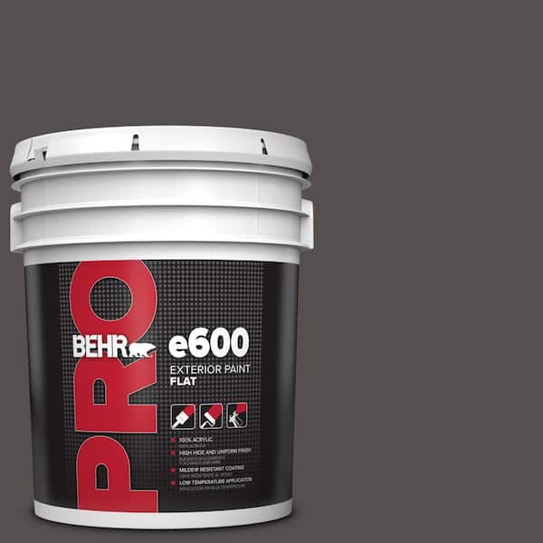 BEHR PRO 5 gal. #790F-7 Dark Cavern Flat Exterior Paint