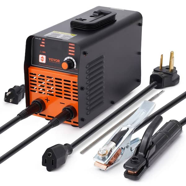 200 Amp 110V/220V Stick Welder Stick and Plastic ARC Welding Machine 17.95HP w/ Hot Start Stapler Anti-Stick for Repair
