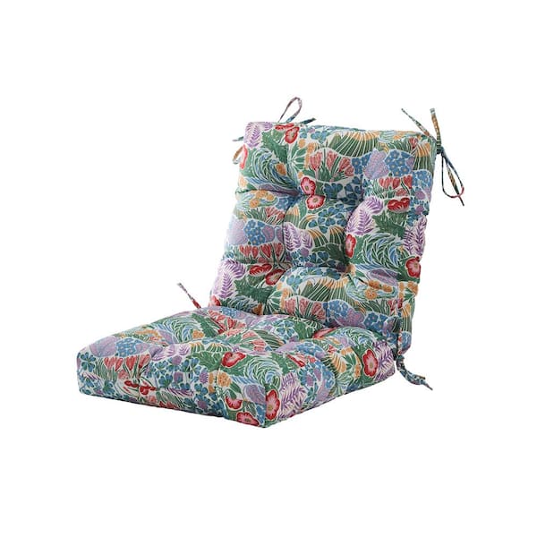 ARTPLAN Seat/Back Outdoor Chair Cushion, Tufted Replacement
