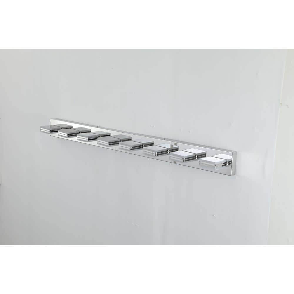 52 1/5 in. 8 Light Chrome Modern Integrated LED Vanity Light Bar for Bathroom price history on PriceWatchPro
