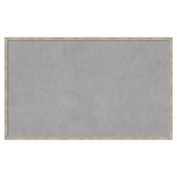 Amanti Art Imprint Pewter 41 in. x 25 in Framed Magnetic Board