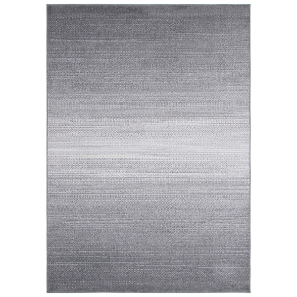 SAFAVIEH Adirondack 8 ft. x 10 ft. Dark Gray/Light Gray Gradient Transitional Area Rug