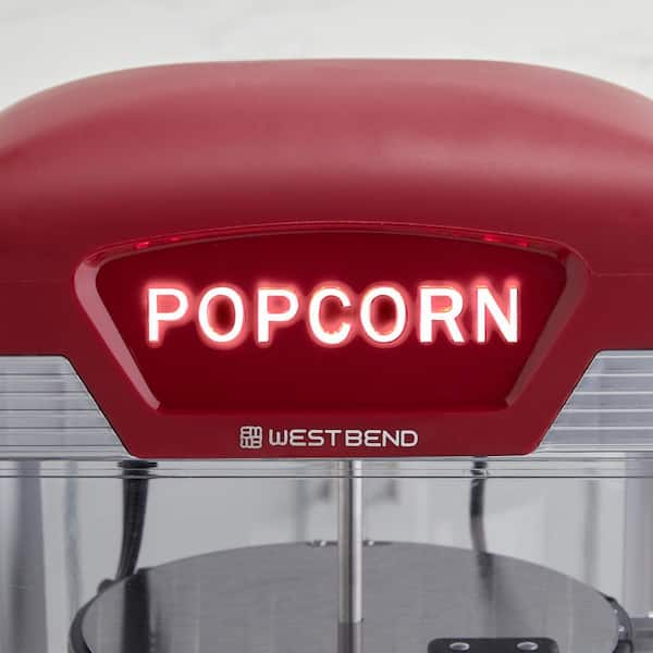 West Bend Stir Crazy 6 Qt. Popcorn Machine, in Black PCWBSCBK13 - The Home  Depot