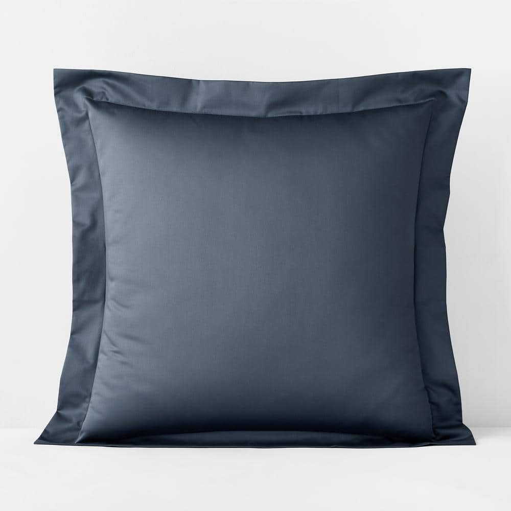 Legends Hotel Steel Blue 450-Thread Count Wrinkle-Free Supima Cotton Sateen Euro Sham price history on PriceWatchPro