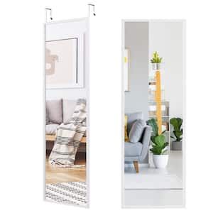 42.5 in. W x 14 in. H Rectangle Frame White Door Wall Mounted Morden