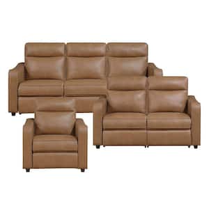 Lazzara Nivaro 84 in. W Curved Track Arms Faux Leather Rectangle 2